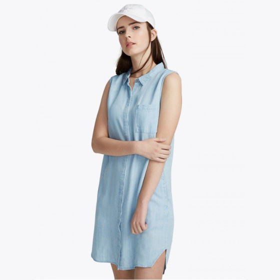 Mid-length denim skirt woman Spring/summer 2026 new thin high waisted slit hip wrap skirt A-line skirt